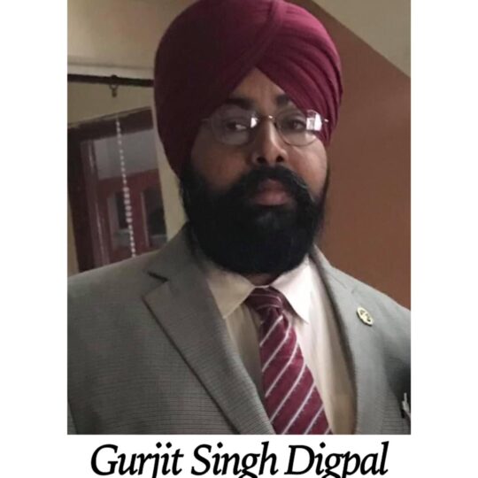 Gurjit Singh Digpal, President, India,